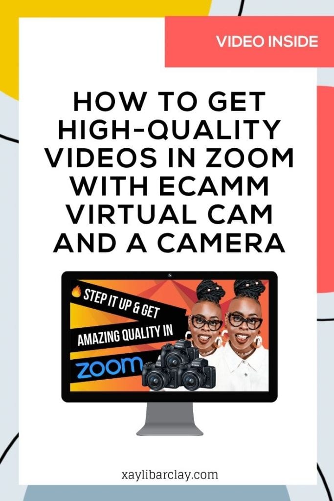 How to get high-quality videos in zoom with vecamm virtual cam and a camera 